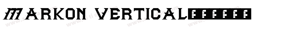 Markon Vertical字体转换